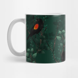 Red-Winged Blackbird Pattern Mug